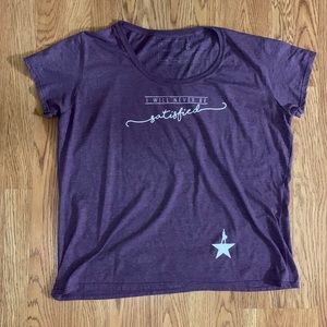 Women’s Hamilton I Will Never Be Satisfied T-Shirt